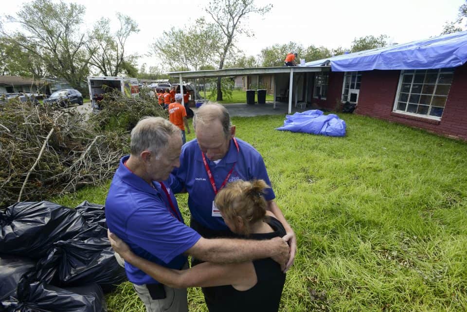 Chaplains praying