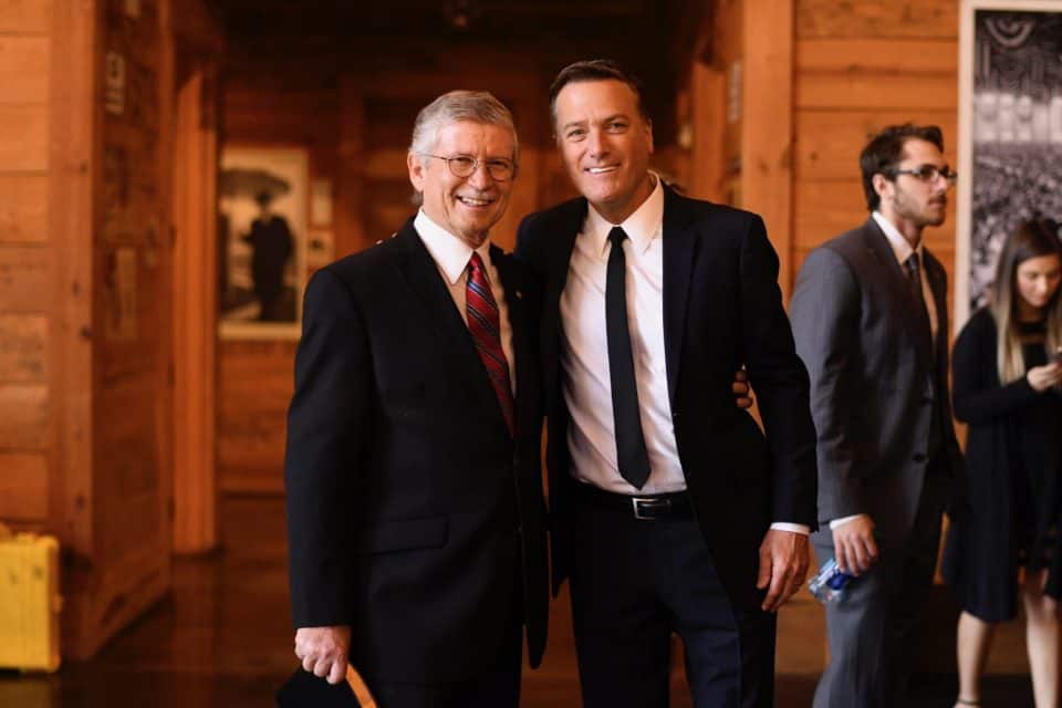 Dr. Don Wilton and Michael W. Smith, who participated in Mr. Graham's funeral and interment service, have both enjoyed the friendship of Billy Graham. Dr. Wilton said at Mr. Graham's interment service: "Thank you, Mr. Graham. Thank you for teaching us. Thank you for showing us. Thank you for living this life out for us. Thank you for loving us."