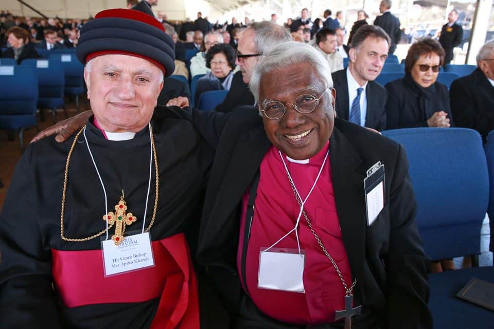 The global nature of Billy Graham’s ministry was evident in the faces of his funeral guests. More than 50 countries were represented under the tent, and speakers included evangelists and pastors from North America, the Middle East, Europe, Africa and Asia.