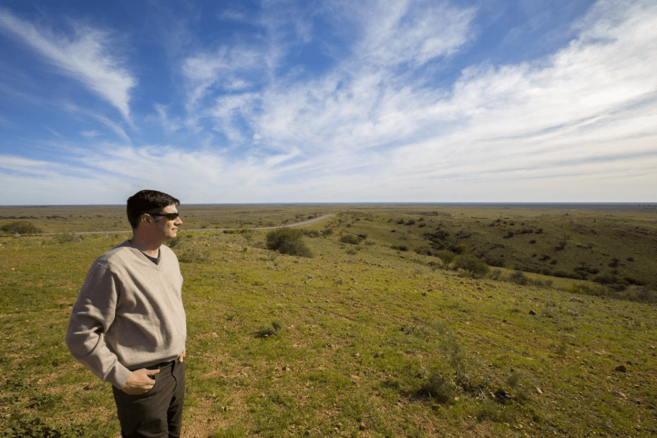 Will Graham has visited Australia several times to preach the Gospel. This photo was taken in 2014 ahead of an event in Broken Hill.