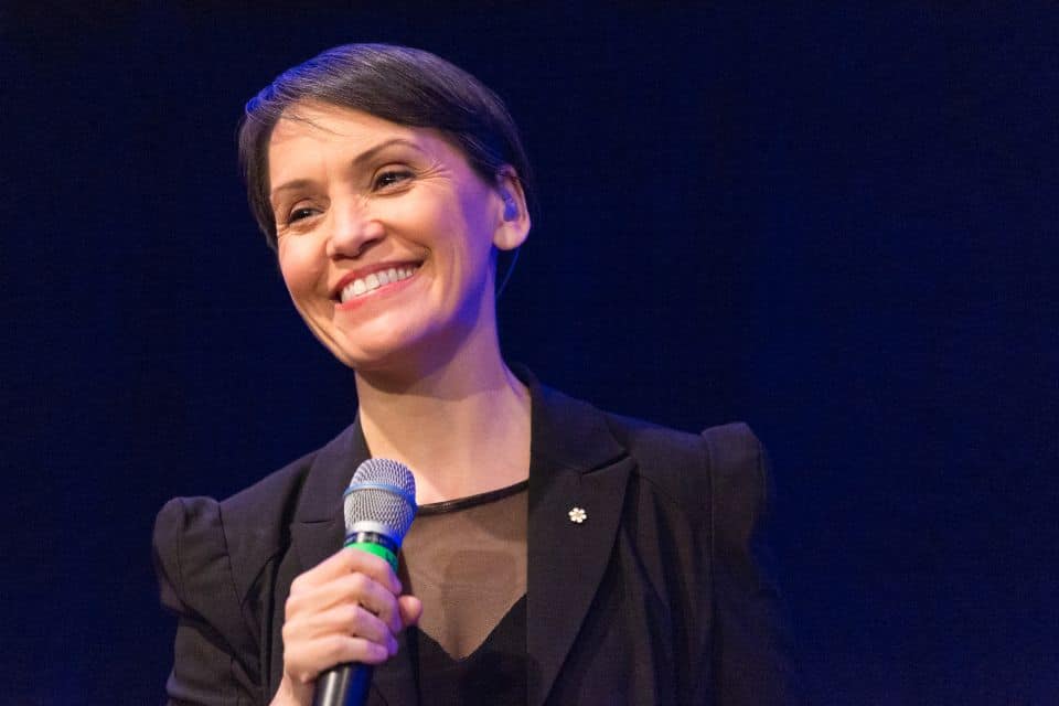 Juno Award-winning Aboriginal recording artist and motivational speaker Susan Aglukark performed at the event.