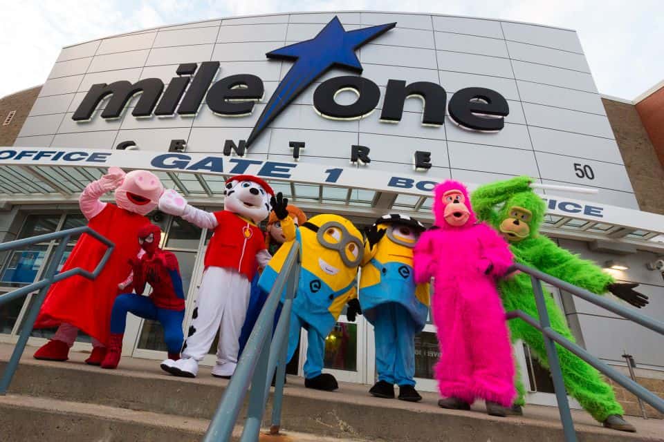Mile One Centre is an indoor arena and entertainment venue located in downtown St. John's, Newfoundland and Labrador. The centre's name comes from it being located at the beginning of the Trans-Canada Highway. 