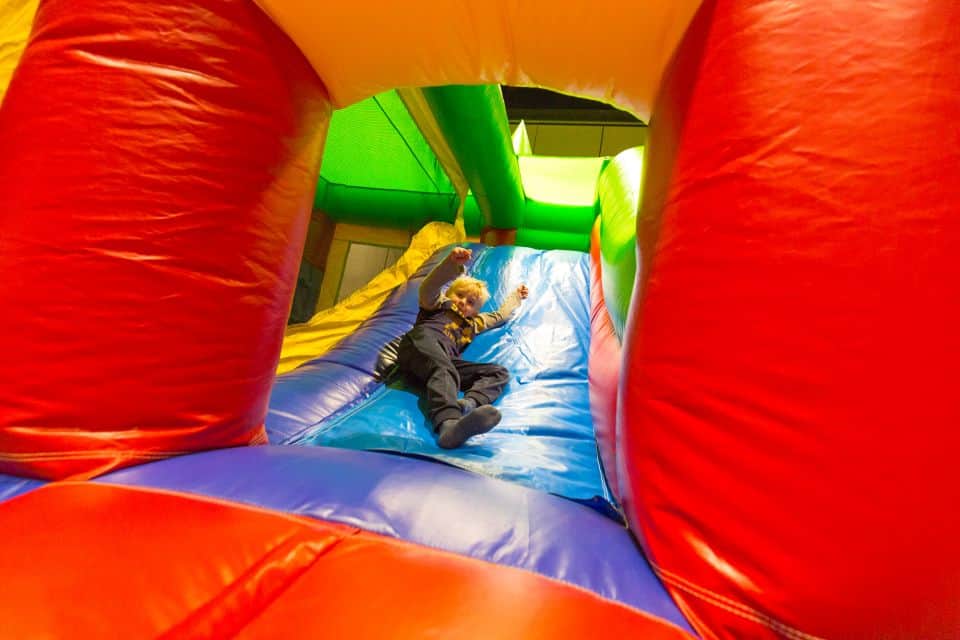 The KidzFest event at the Celebration of Hope included bouncy castles and games.