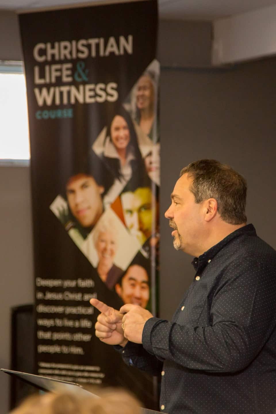 Dan Toner, director of the Quinte Celebration of Hope with Will Graham, was one of the Christian Life and Witness Course (CLWC) teachers.