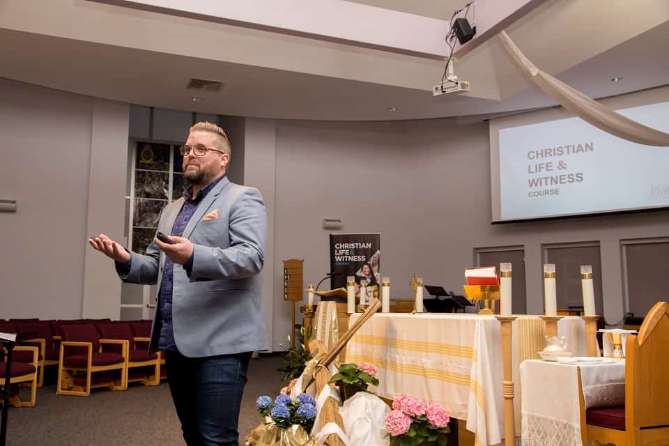 Billy Graham Evangelistic Association Project Manager Chris King helped CLWC attendees learn how to quickly and simply tell their stories of faith.