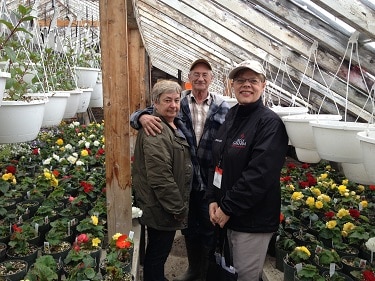 A Rapid Response Team chaplain (right) helped this couple commit their lives to Jesus Christ in Maugerville. 