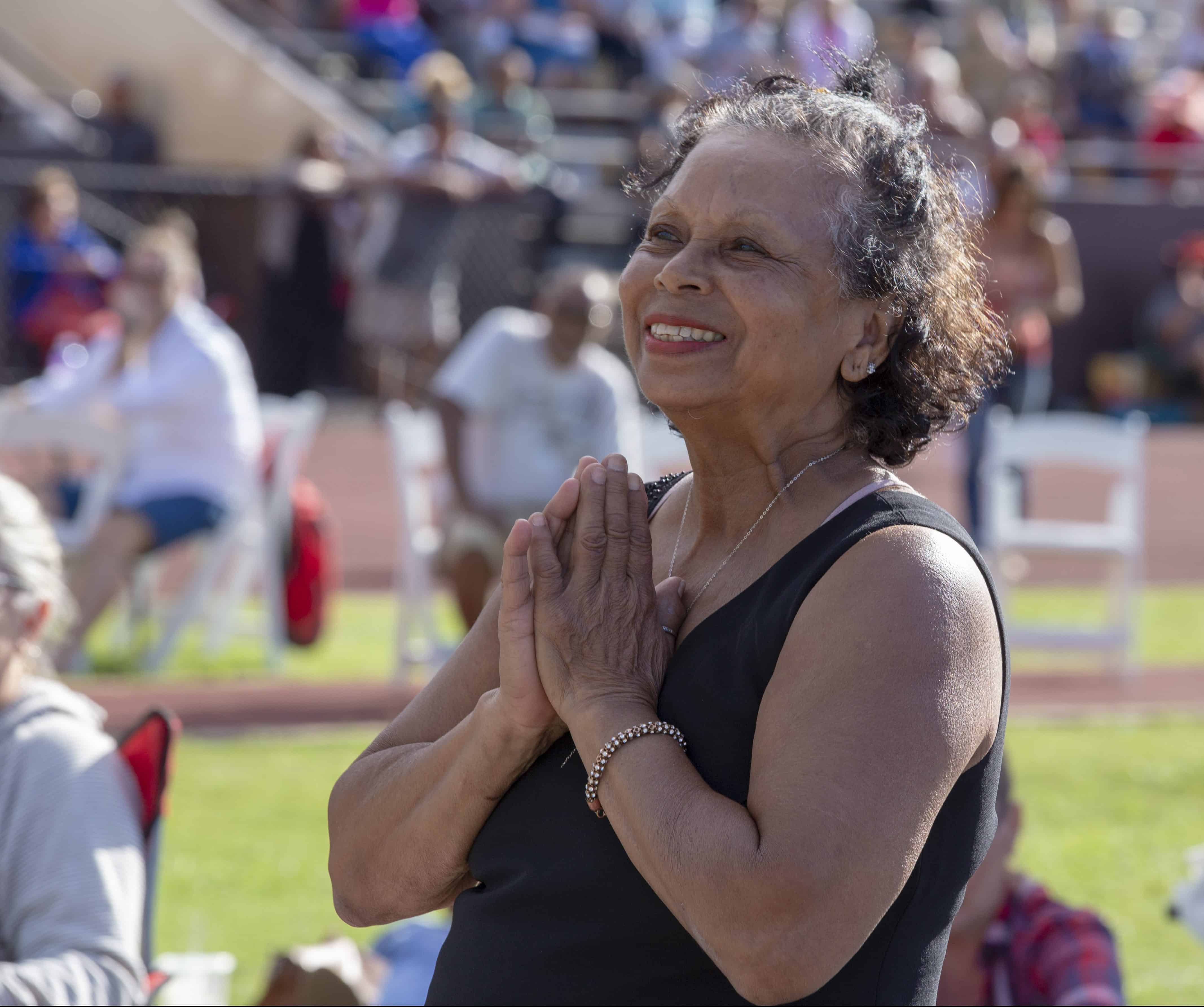 “I only ate a little, but I’ve been filled,” 74-year-old Maureen said as the Celebration came to a close. Currently homeless, she realizes now more than ever how God’s peace can surpass the grief of any hardship. “He’s going to pull me through.”