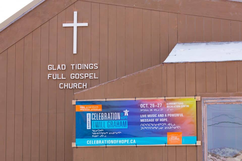 Glad Tidings is one of three churches in Baker Lake that have united in prayer together ahead of this weekend’s Celebration. Would you in turn please pray for these churches—Anglican, Glad Tidings and Roman Catholic—that will be responsible for following up and discipling new believers in the area?