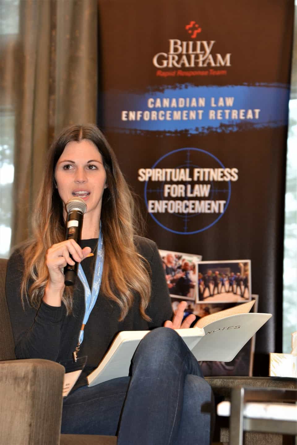 Kate Hawkins described the effects of her anxiety discorder on her marriage to husband Jamie (an RCMP officer in New Brunswick) and their family life. We praise God that Kate found medication which helped her tremendously.