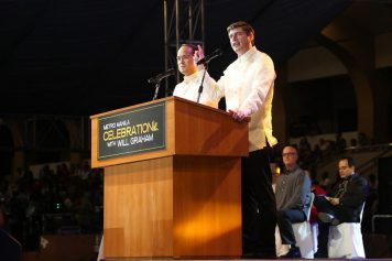 In February, Will Graham shared the Gospel with more than 145,000 people at the eight-day Greater Pangasinan-Metro Manila Celebration in the Philippines.