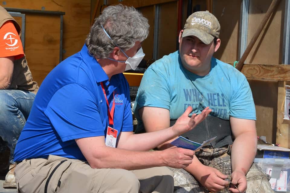 Crisis-trained Rapid Response Team chaplains deploy to provide emotional and spiritual care to those affected by man-made or natural disasters.