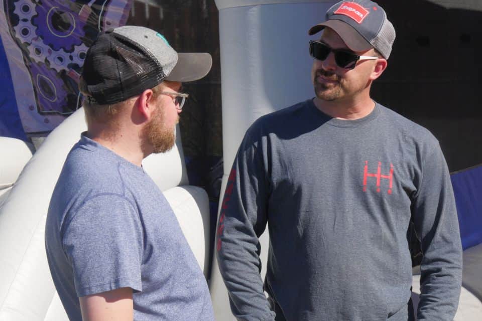 people at Hay River launch event