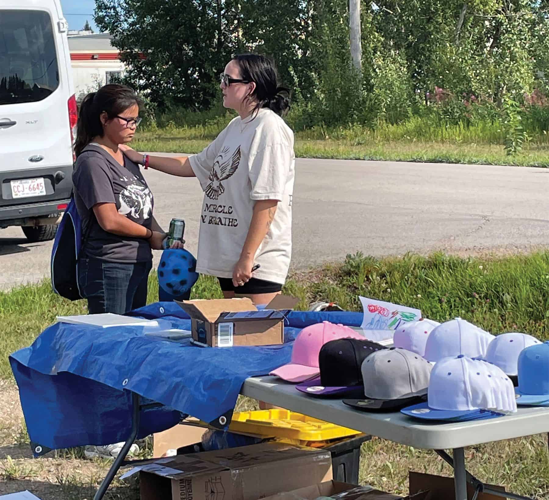 Prayer was a key element in our evangelistic community events in Hay River and Fort Smith.