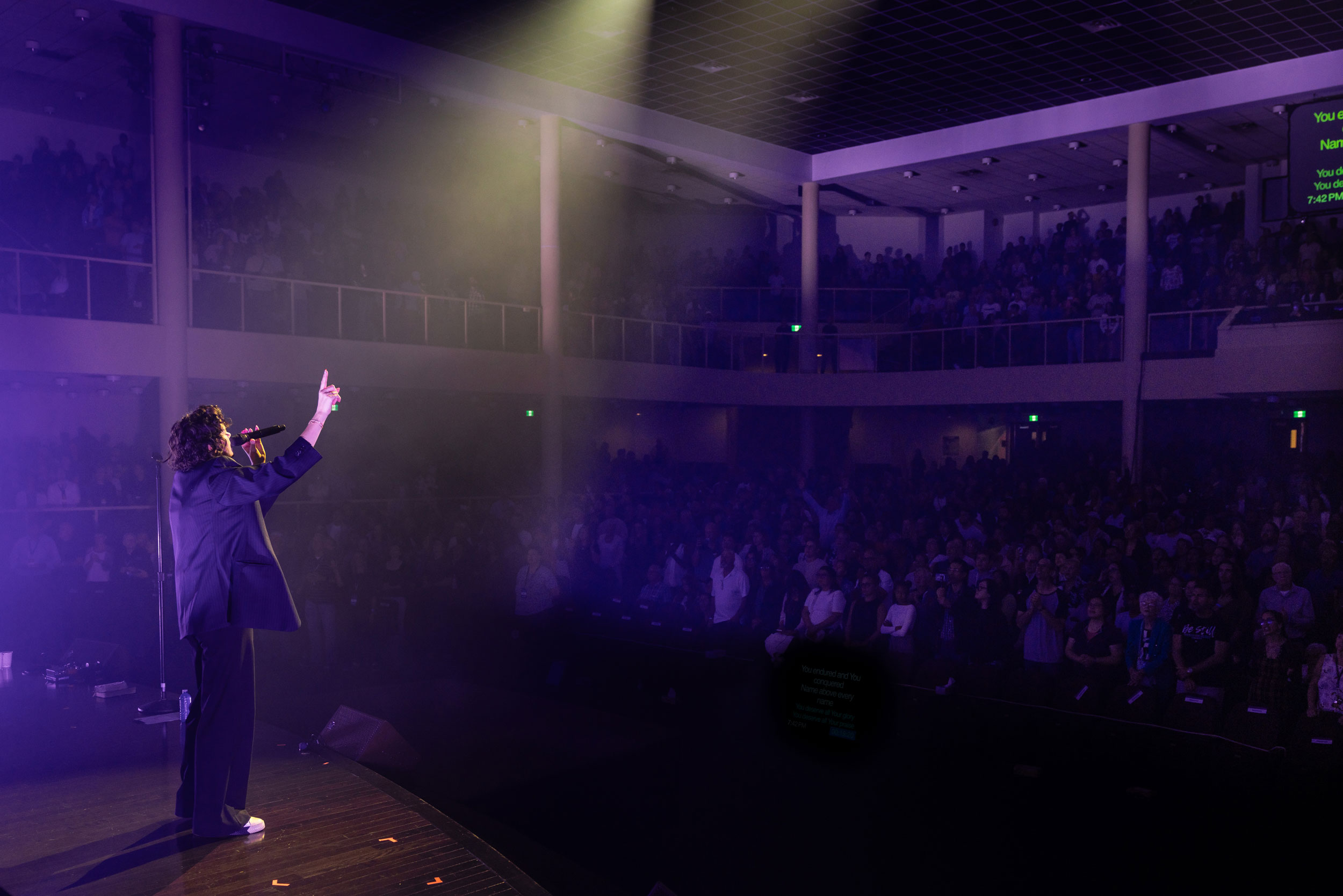 Christian artist TAYA kicked off the evening with heartfelt music and an inspiring reminder that God’s love is unconditional.