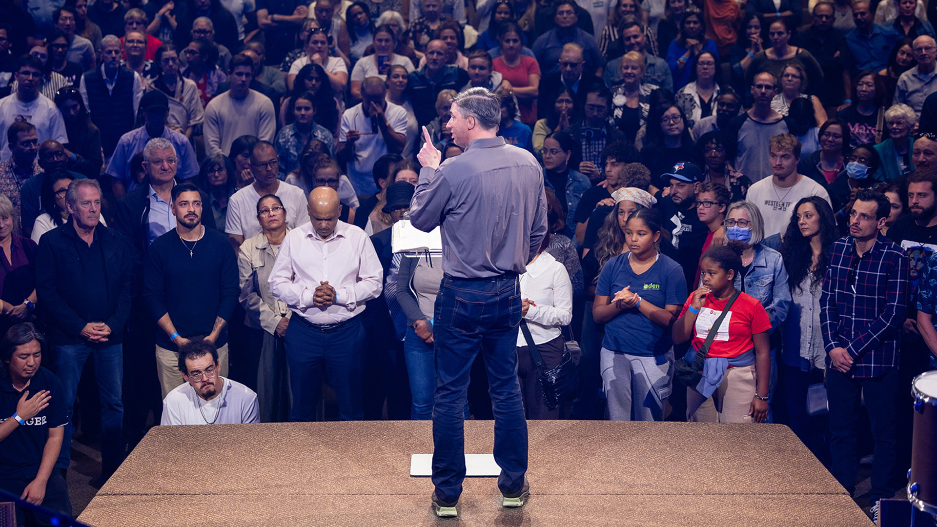 More than 100 people responded to Will Graham’s invitation to come forward and trust Jesus Christ as their Lord and Savior.