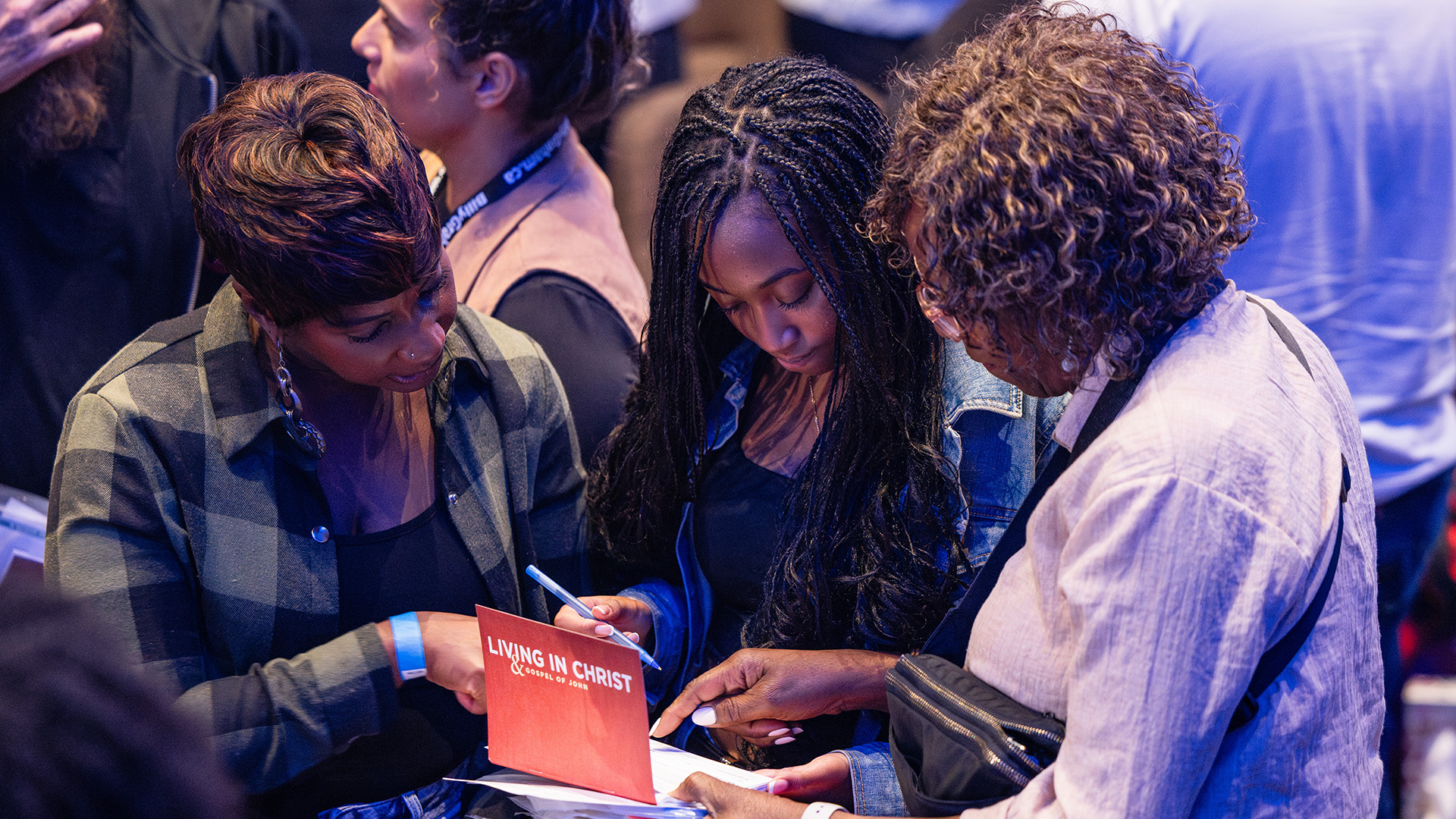 More than 100 people surrendered their life to the Lord after Will Graham invited the crowd to come back to their heavenly Father on Friday night.